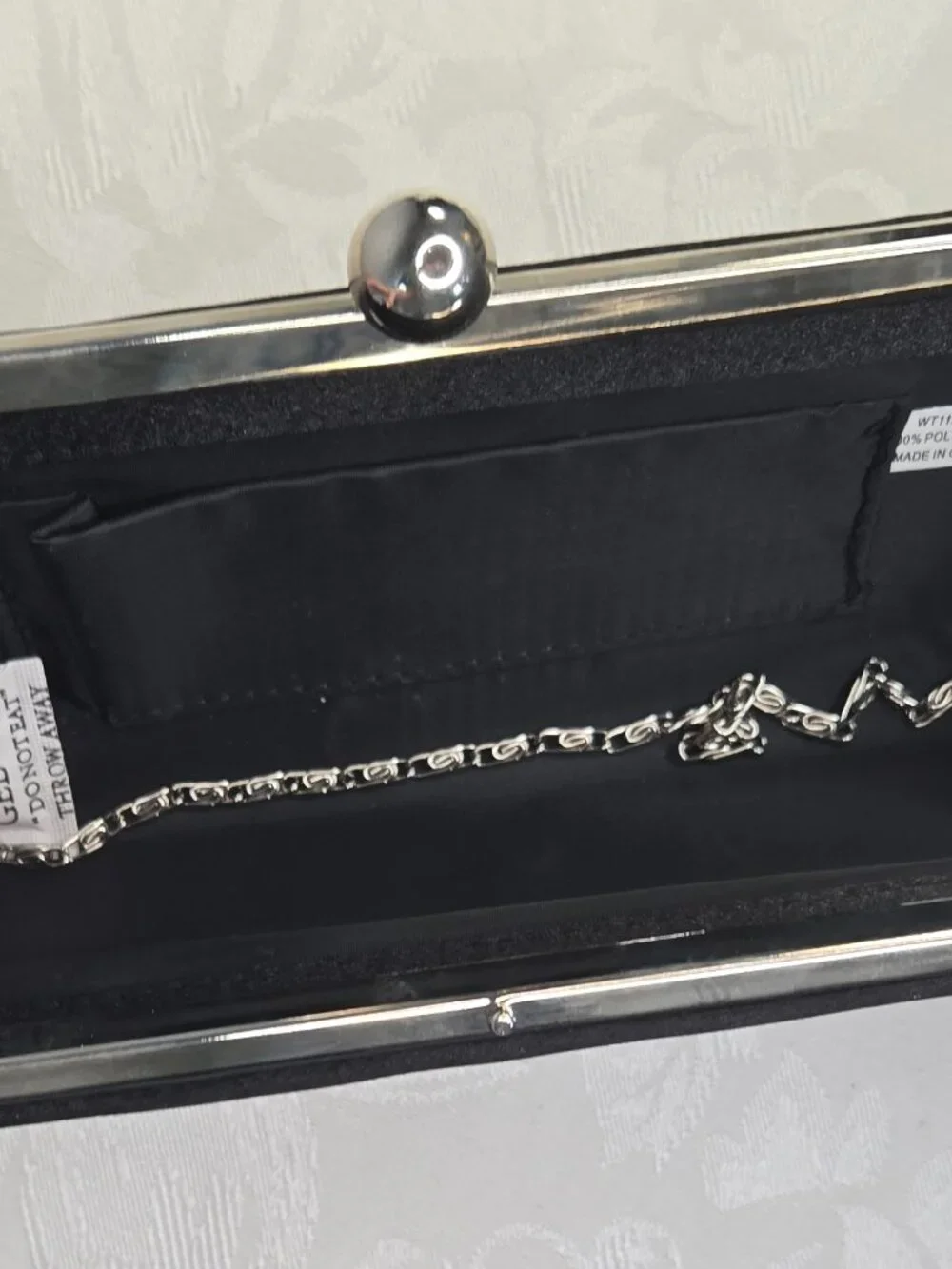 Black and Silver Evening Purse/Clutch